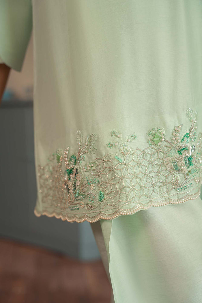 Artistic Scarf Blouse Jade